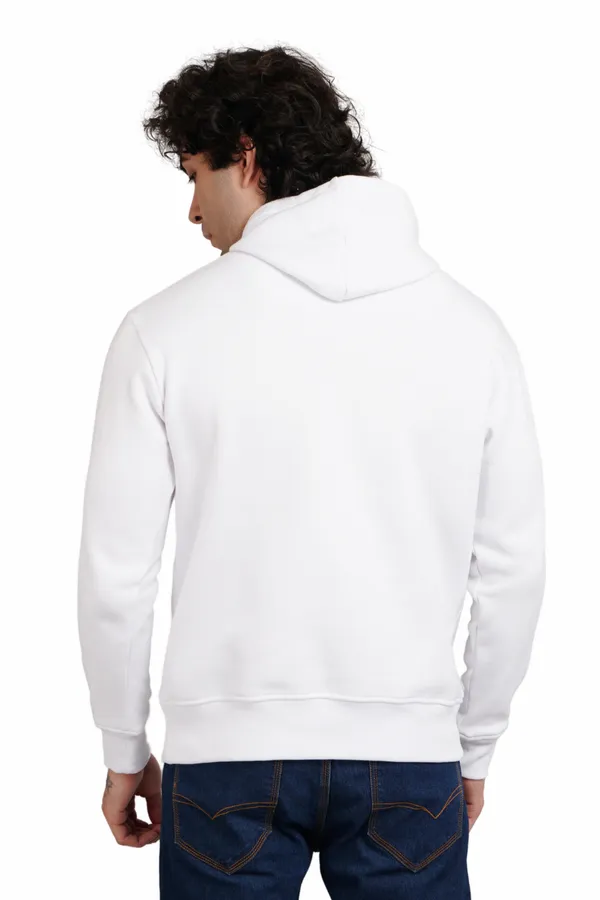 White__Cotton_And__Polyester_Hoodie_For_Unisex