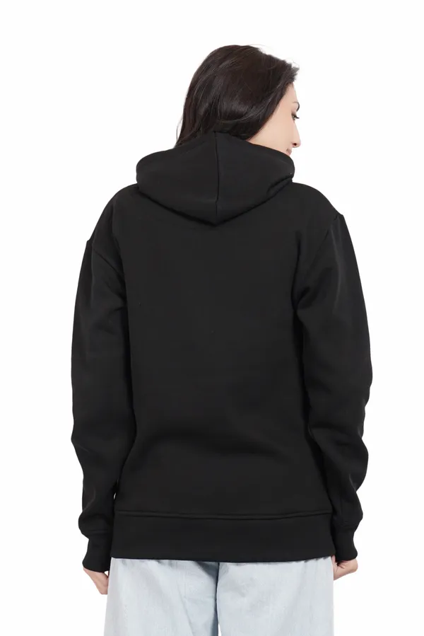Black__Cotton_And__Polyester_Hoodie_For_Unisex