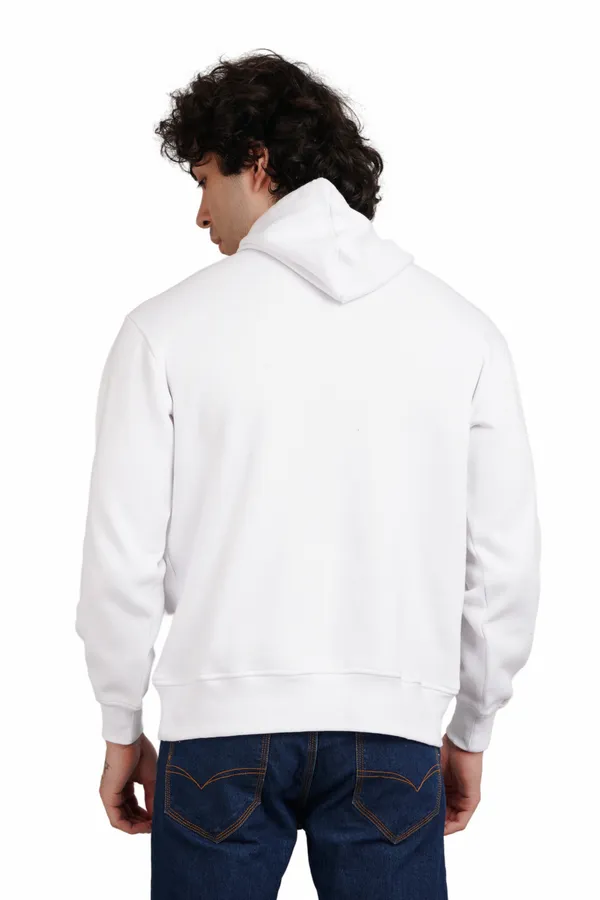 White__Cotton_And__Polyester_Hoodie_For_Unisex