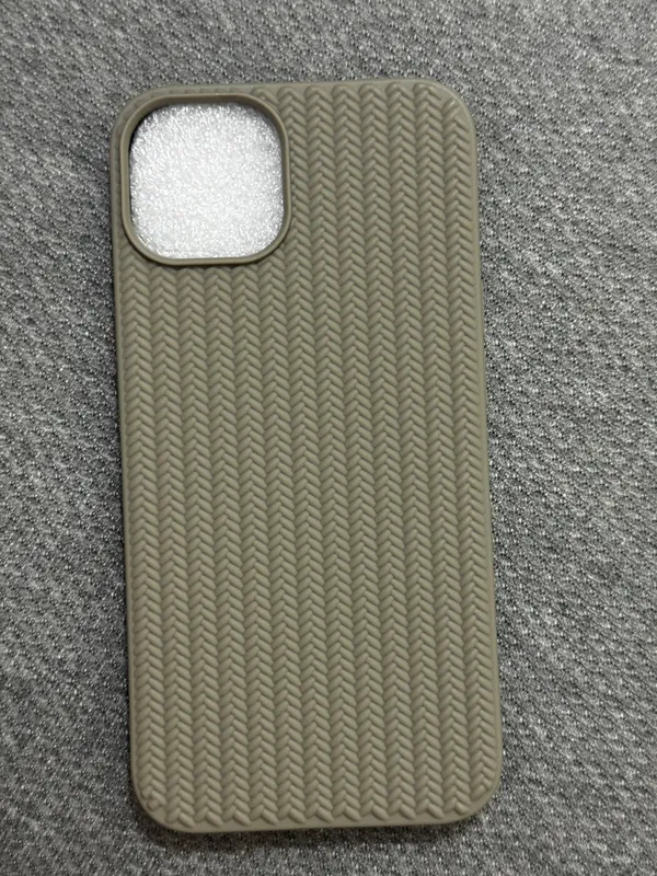 Olive_Herringbone_Textured_Phone_Case