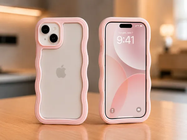 Baby_Pink_Clear_Case_with_Anti-Drop_Technology_&_Double_Layers