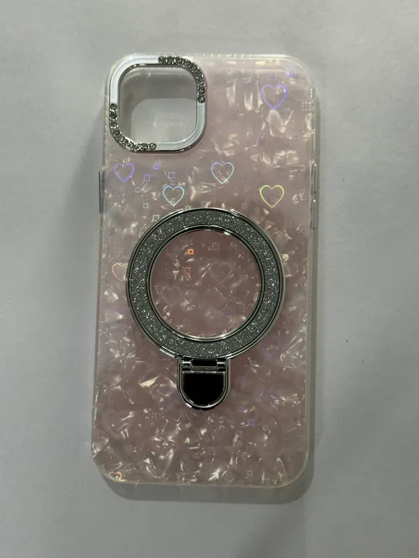 Clear_Heart_Print_Ring_Holder_Phone_Case