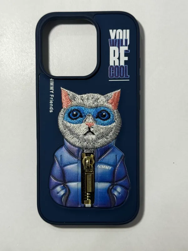 Navy_Blue_Cat_Design_Phone_Case