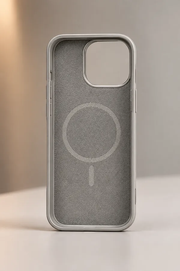 Grey_Santa_Barbara_Leather_Case_with_Pattern_&_Magsafe_Compatibility