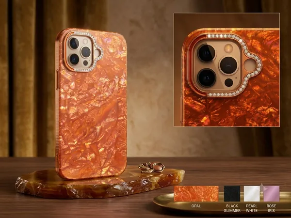 Orange_Marble_Sleek_Case_with_Bumper_Camera_Protection