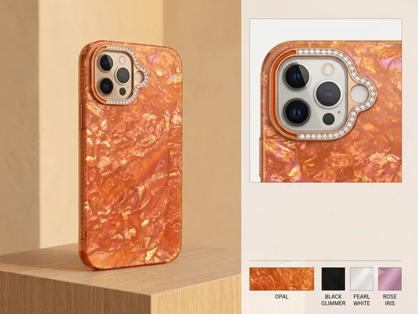 Orange_Marble_Sleek_Case_with_Bumper_Camera_Protection