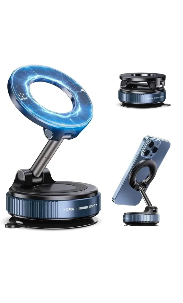 Black_ABS_Plastic,_Zinc_Alloy_Joint,_Neodymium_Magnets,_Vacuum_TPU_/_Silicone_Suction_Cup_Pad_Car_Electronics_&_Accessories_/_Phone_Mount_For_Drivers,_GPS_Users,_Rideshare_&_Taxi_Drivers