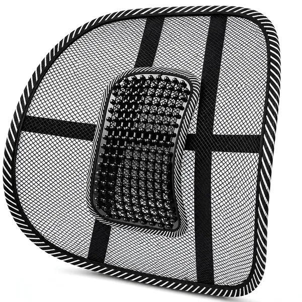 Grey_Breathable_Polyester_Mesh_Fabric,_High-Tension_Steel_Wire_Frame,_Elastic_Rubber_Band_Straps,_Plastic_Massage_Beads_Office_Ergonomics_/_Lumbar_Support_Cushion_For_Office_Workers,_Desk_Job_Professionals,_Ergonomic_Seekers