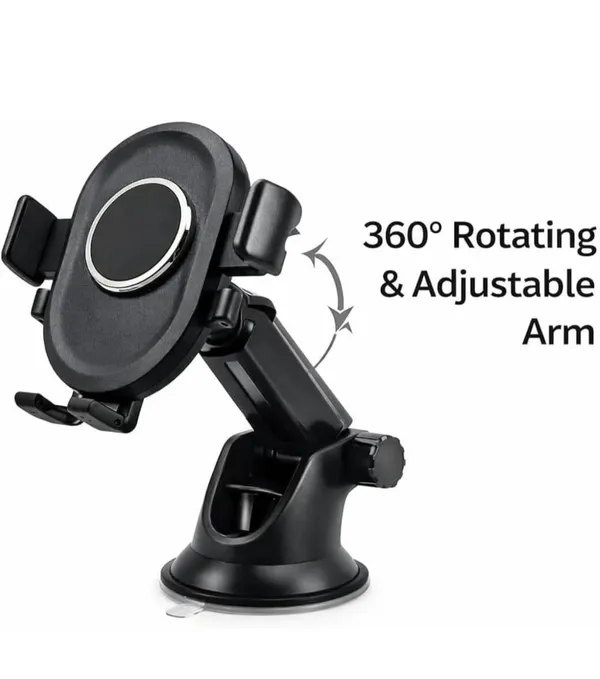 Black_ABS_Plastic_Shell,_Metal_Springs,_Rubberized_Anti-Scratch_Silicone_Padding_Car_Electronics_&_Accessories_/_Phone_Mount_For_Drivers,_Tech_Enthusiasts,_Daily_Commuters