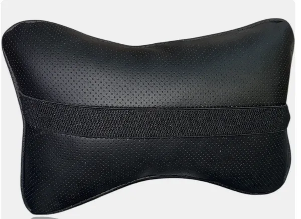 Black_High-Density_Polyurethane_Memory_Foam_Core,_Elasticized_100%_Polyester_Mesh_Outer_Cover,_Nylon_Elastic_Strap_Car_Interior_Accessories_/_Neck_Cushion_For_Drivers,_Passengers,_Travelers_With_Neck_Fatigue