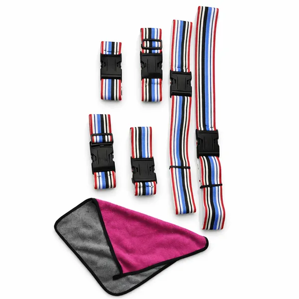 Car_Seat_towel_Striped_Adjustable_Travel_Straps_Set_With_500_GSM_Microfiber_Cloth