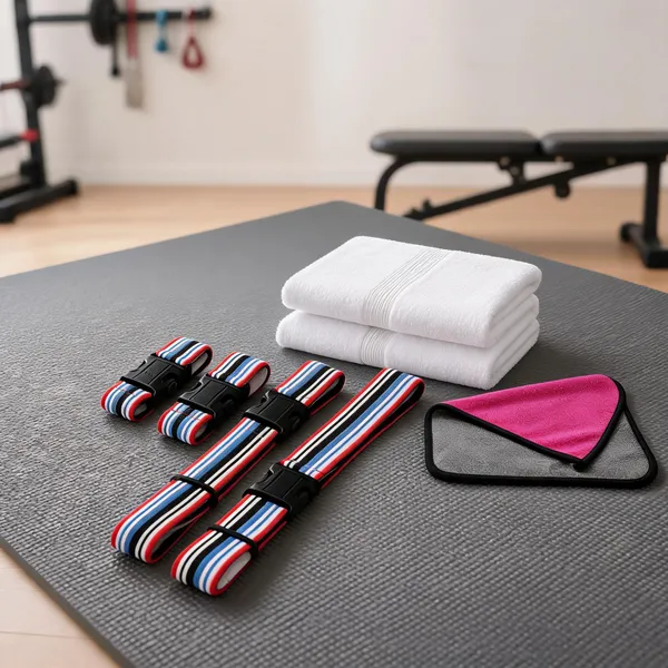 Pink_100%_Natural_Latex_/_Thermoplastic_Elastomer_(TPE)_Bands,_80%_Cotton_/_20%_Polyester_Towel_Fitness_&_Sports_Equipment_/_Workout_Gear_For_Gym-Goers,_Fitness_Enthusiasts,_Home_Workout_Users