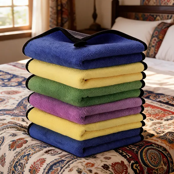 Multicolor_500_GSM_Premium_Microfiber_Fabric_(80%_Polyester,_20%_Polyamide)_Home_&_Car_Cleaning_/_Microfiber_Towels_For_Car_Detailers,_Household_Cleaning,_General_Wiping