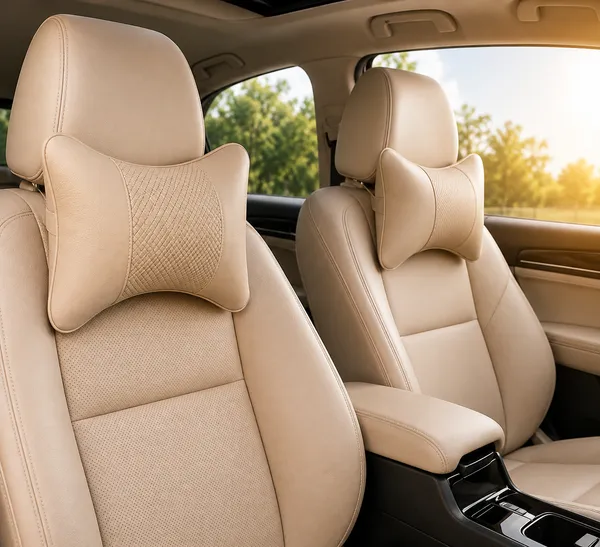 Beige_3D_Honeycomb_Polyester_Mesh_Fabric,_High-Density_Sponge_Cushioning,_Anti-Slip_Rubber_Mesh_Bottom_Car_Interior_Accessories_/_Seat_Cushion_Set_For_Drivers,_Car_Owners_Seeking_Seating_Comfort_&_Breathability