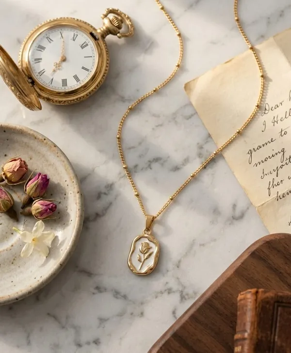 Gold_Tone_Floral_Pendant_Necklace_for_Women