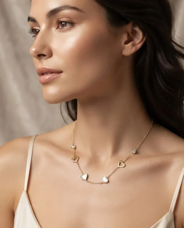 Gold_Tone_Heart_Charm_Necklace_for_Women