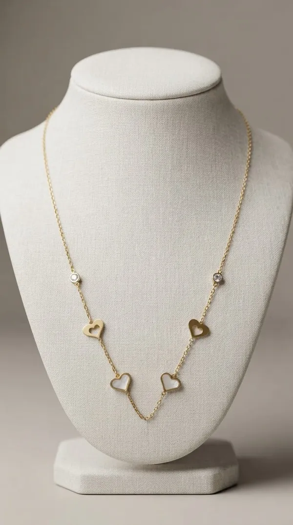 Gold_Tone_Heart_Charm_Necklace_for_Women