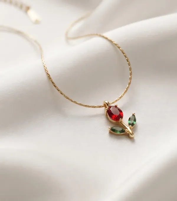 Gold_Tone_Floral_Pendant_Necklace_for_Women