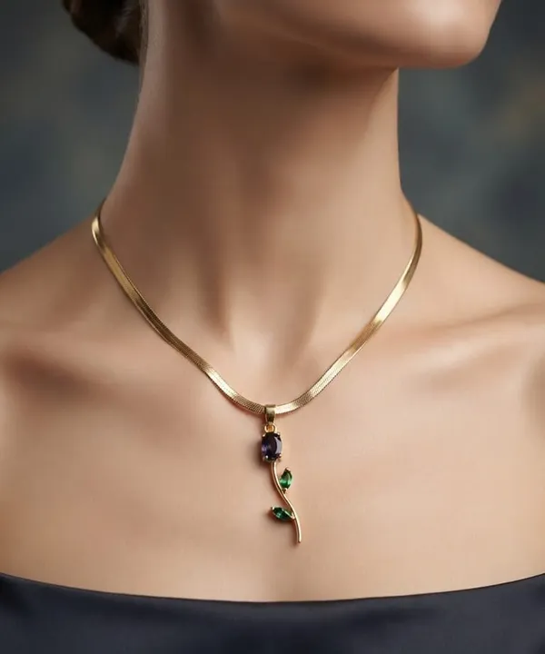 Gold_Tone_Stone_Pendant_Necklace_for_Women