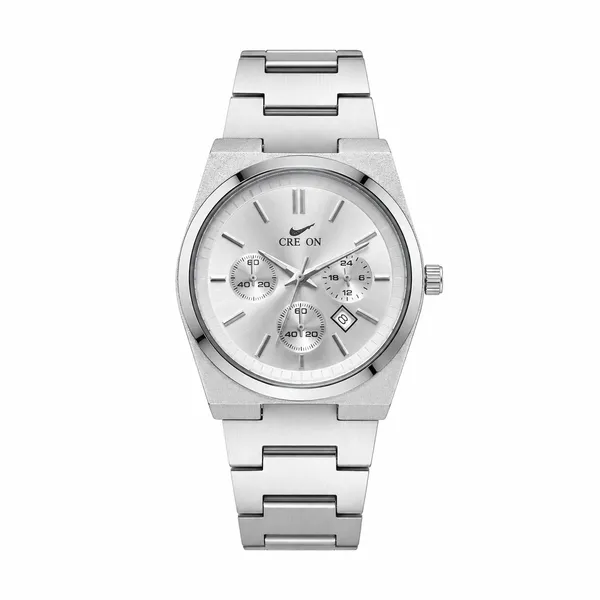 Creon_Silver_Tone_Chronograph_Analog_Watch