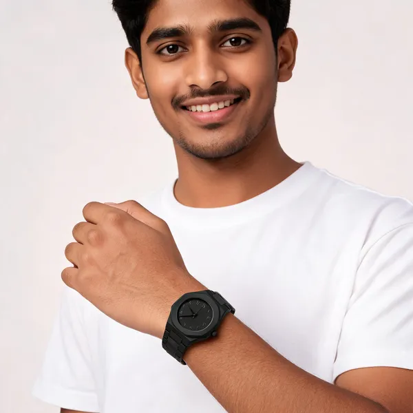 Black_Stainless_Steel_Link_Bracelet_Analog_Watch_For_Men