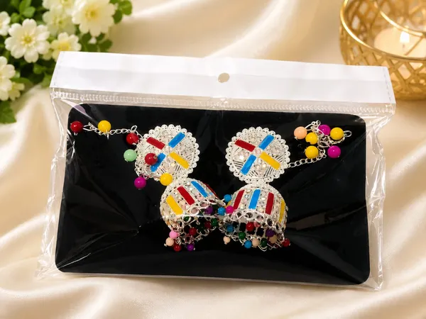 Multicolor_Brass_Jhumka_Earrings_For_Women