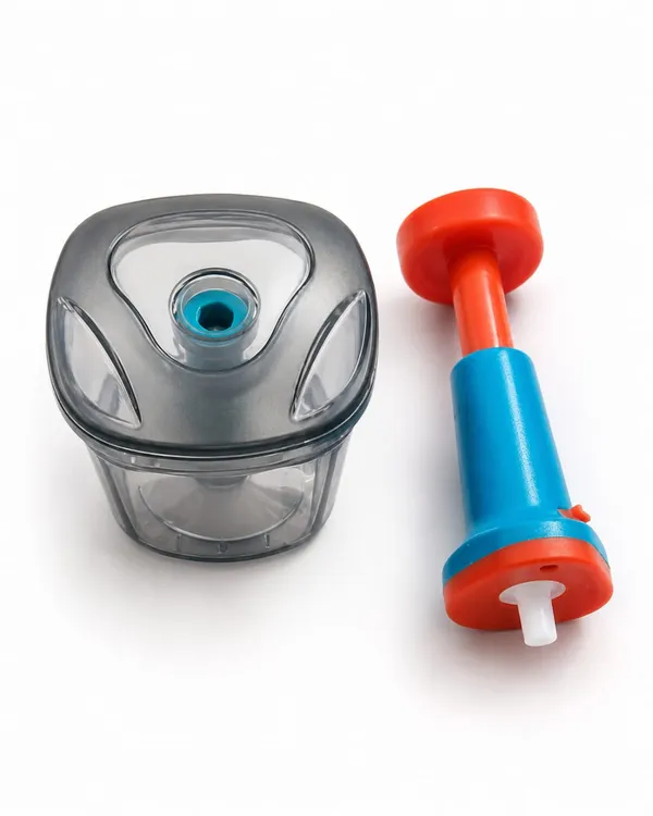 Multicolor_Plastic_Push_Handle_Manual_Food_Chopper