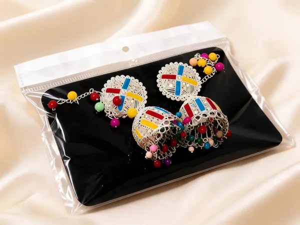 Multicolor_Brass_Jhumka_Earrings_For_Women