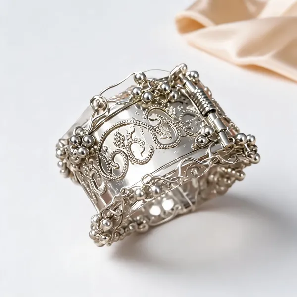 Silver_Brass_Ornate_Cuff_Bracelet_For_Women