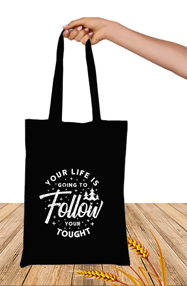 Black_Canvas_Zipper_Tote_Bag