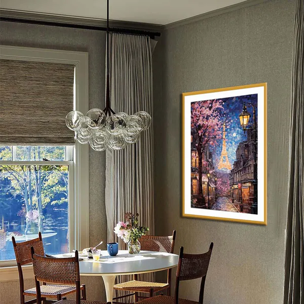Framed_Parisian_Eiffel_Tower_Street_Scene_Wall_Art
