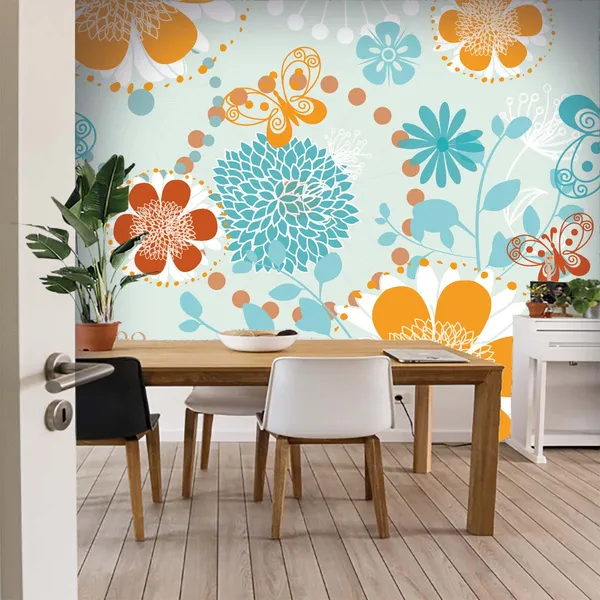 Floral_Multicolor_Wall_Mural_Wallpaper