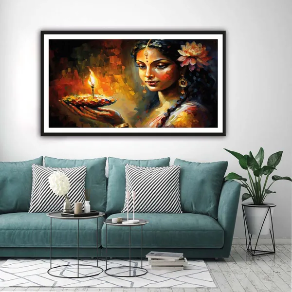 Traditional_Diya_Portrait_Framed_Wall_Art
