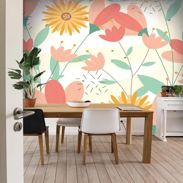 Botanical_Floral_Print_Wall_Mural_Wallpaper