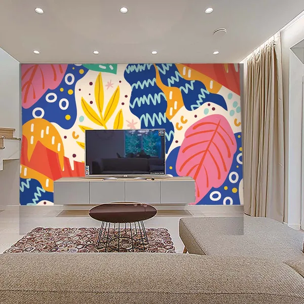 Abstract_Botanical_Print_Wall_Mural