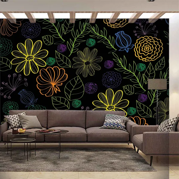 Black_Floral_Pattern_Decorative_Wall_Wallpaper