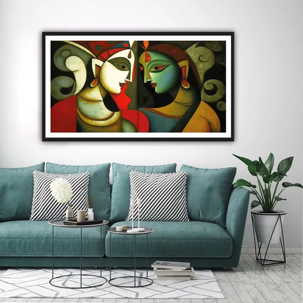 Framed_Modern_Abstract_Couple_Wall_Art