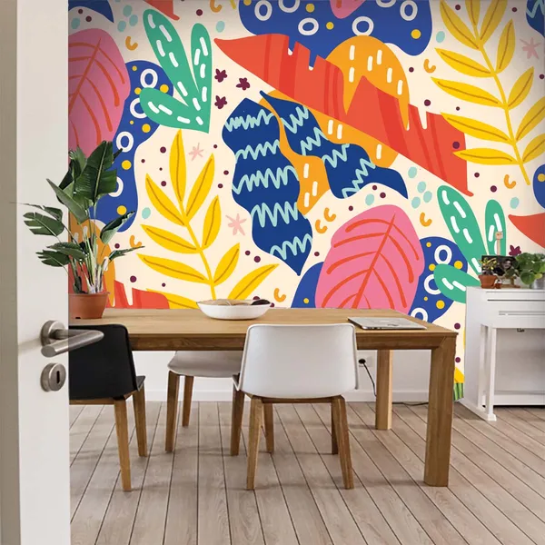 Abstract_Botanical_Print_Wall_Mural