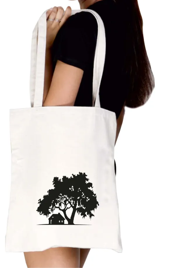 White_Canvas_Zipper_Tote_Bag