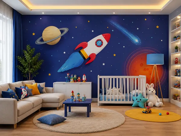 Flagged:_Category_Mismatch_-_Product_Is_Wall_Mural_But_Listed_Under_Apparel;_Multicolor_Space_Theme_Kids_Wall_Mural_Wallpaper