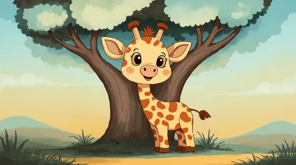 Animal_And_Space_Theme_Kids_Wall_Mural