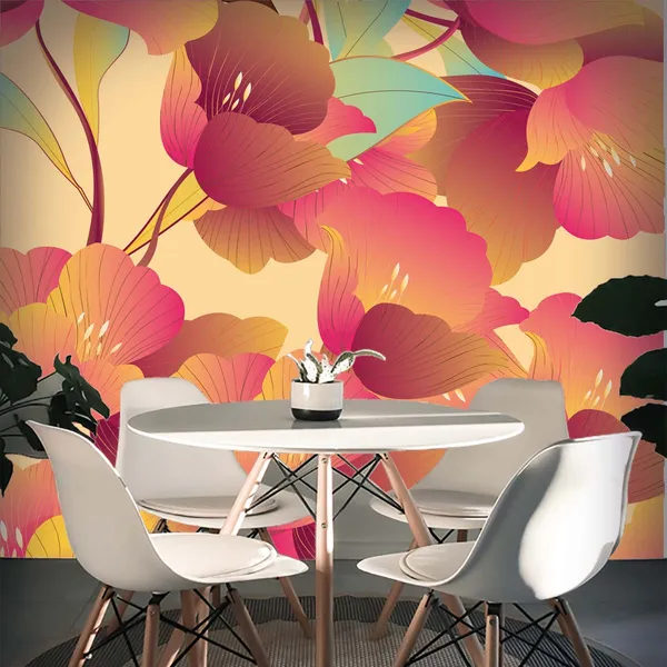 Multicolour_Floral_Pattern_Decorative_Wall_Mural