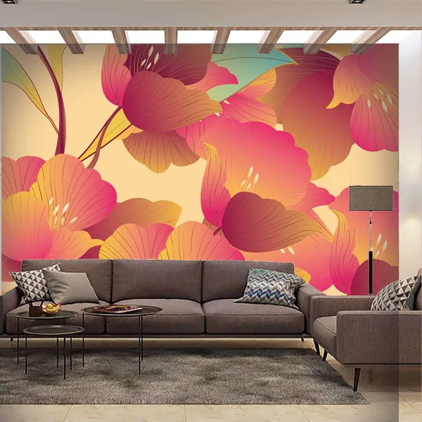Multicolour_Floral_Pattern_Decorative_Wall_Mural