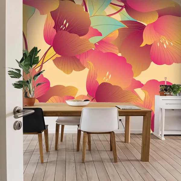Multicolour_Floral_Pattern_Decorative_Wall_Mural