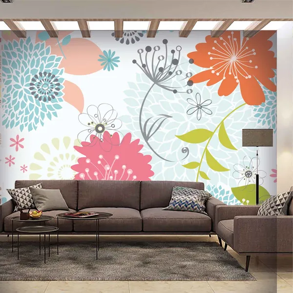 Colorful_Floral_Print_Wall_Mural