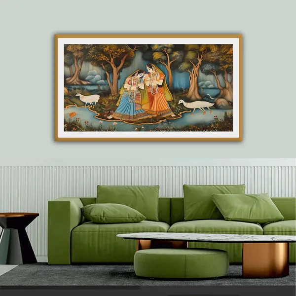 Traditional_Indian_Forest_Scene_Framed_Wall_Art