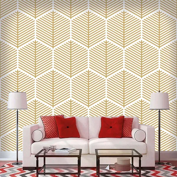Geometric_Leaf_Pattern_Decorative_Wall_Wallpaper