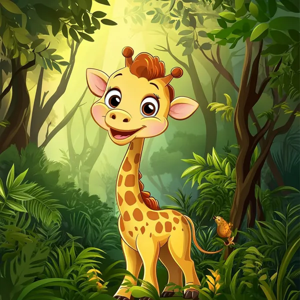 Animal_And_Space_Theme_Kids_Wall_Mural