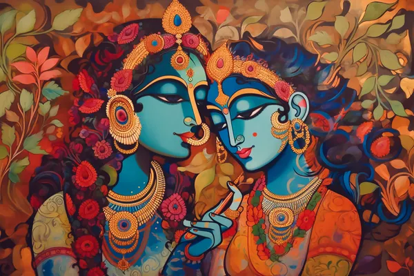 Framed_Religious_Radha_Krishna_Wall_Art