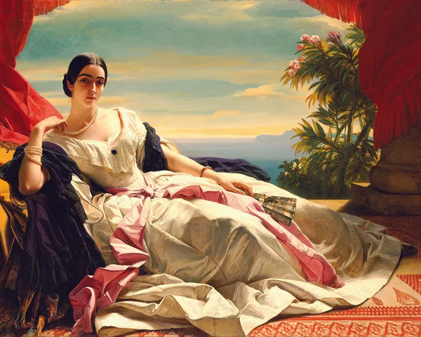 Vintage_Woman_Seaside_Scene_Wall_Painting